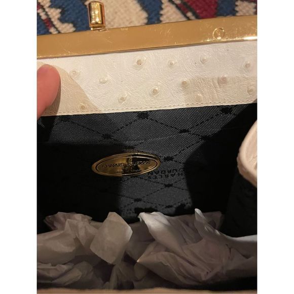 Vintage Square white women’s bag - Picture 4 of 5